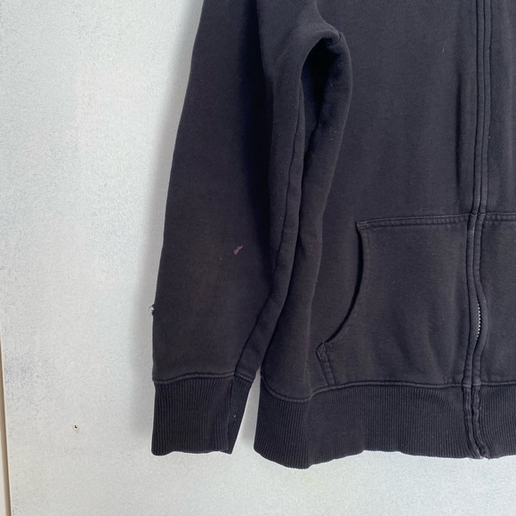 OLD NAVY BLACK ZIP UP HOODIE SIZE L - Picture 4 of 5